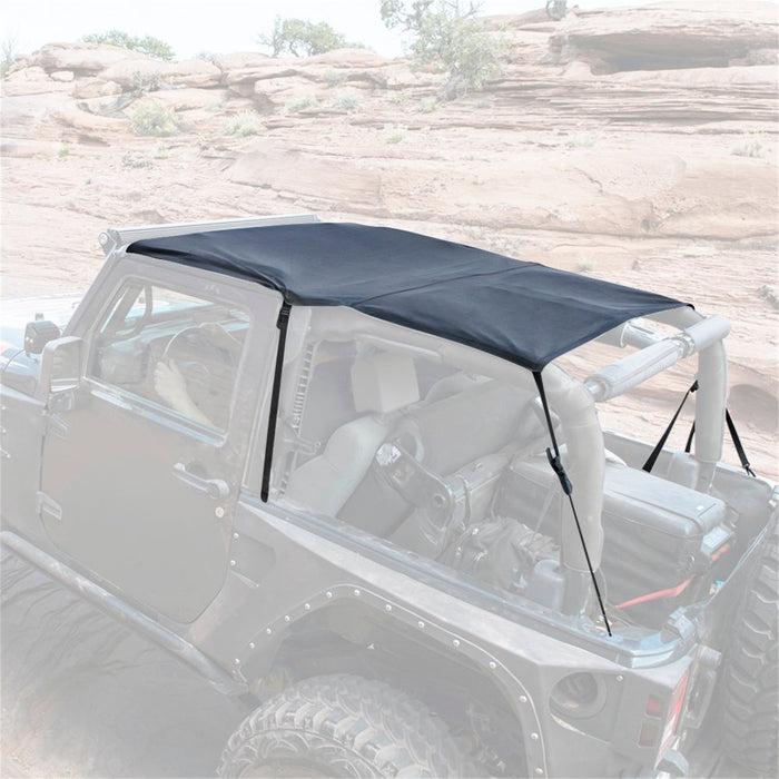 Smittybilt 94135 Extended Soft Top 07-09 Wrangler JK 2 DR Black Diamond Smittybilt - Truck Part Superstore