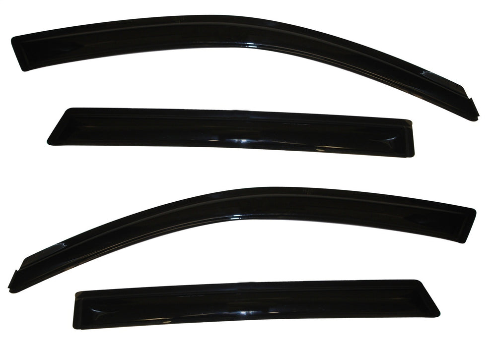 Auto Ventshade (AVS) 94187 Ventvisor® Deflector 4 pc.; Smoke; Outside Mount; - Truck Part Superstore