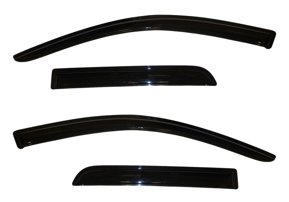 Auto Ventshade (AVS) 94191 Ventvisor® Deflector 4 pc.; Smoke; Outside Mount; - Truck Part Superstore