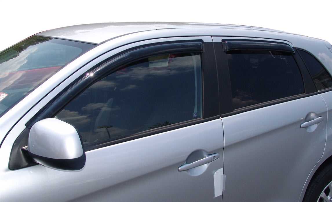 Auto Ventshade (AVS) 94191 Ventvisor® Deflector 4 pc.; Smoke; Outside Mount; - Truck Part Superstore