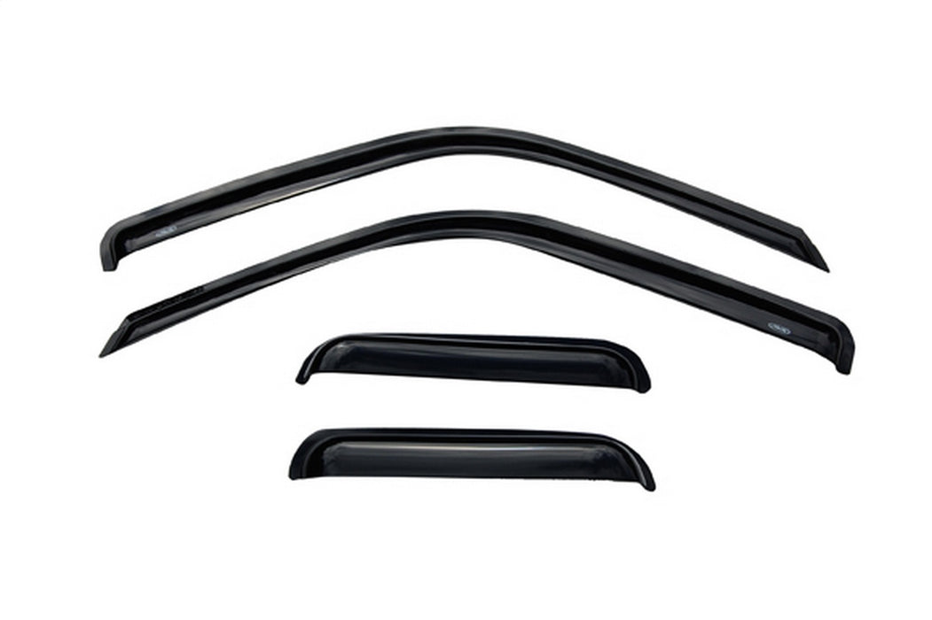 Auto Ventshade (AVS) 94231 Ventvisor® Deflector 4 pc.; Smoke; Outside Mount; - Truck Part Superstore