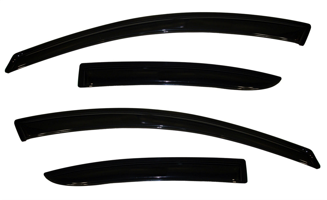 Auto Ventshade (AVS) 94257 Ventvisor® Deflector 4 pc.; Smoke; Outside Mount; - Truck Part Superstore