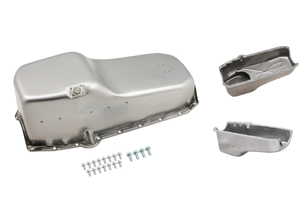 Mr Gasket 9425 Engine Oil Pan; Unplated; Driver Side Dipstick; - Truck Part Superstore