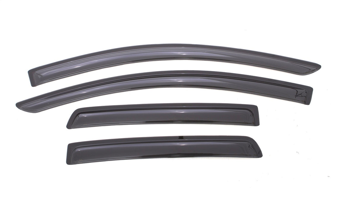 Auto Ventshade (AVS) 94281 Ventvisor® Deflector 4 pc.; Smoke; Outside Mount; - Truck Part Superstore