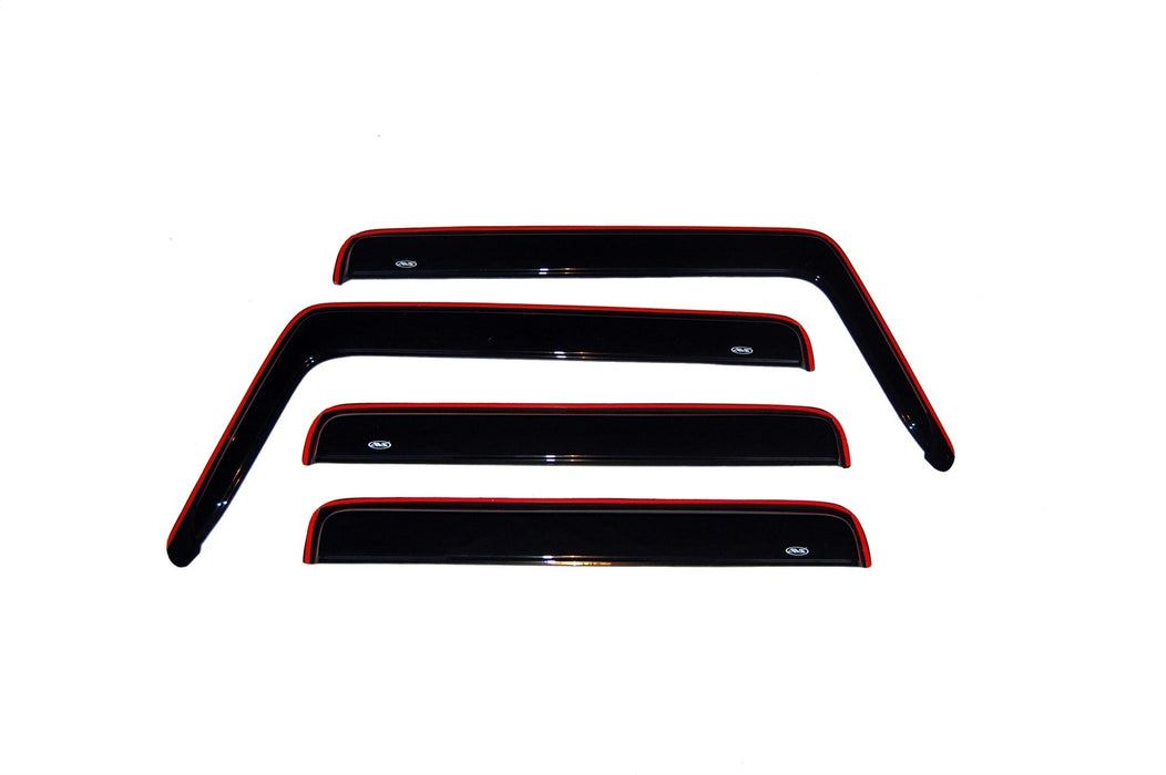 Auto Ventshade (AVS) 94329 Ventvisor® Deflector 4 pc.; Smoke; In-Channel Mount; - Truck Part Superstore