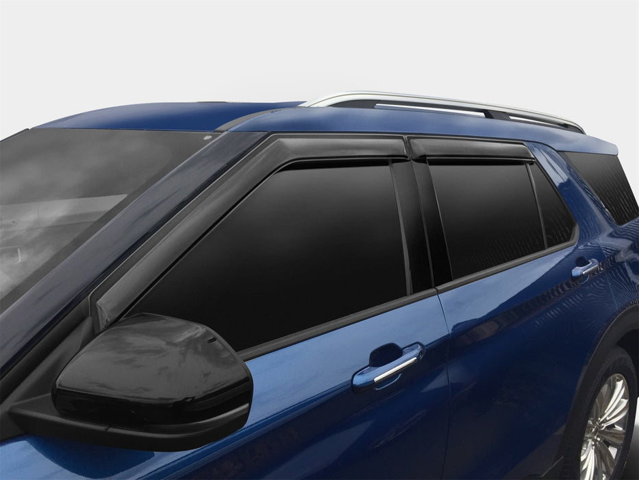 Auto Ventshade (AVS) 94332 Ventvisor® Deflector 4 pc.; Smoke; Outside Mount; - Truck Part Superstore
