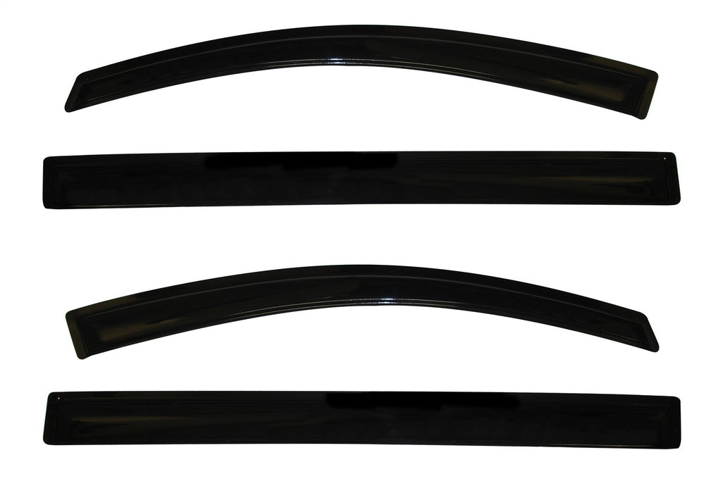 Auto Ventshade (AVS) 94365 Ventvisor® Deflector 4 pc.; Smoke; Outside Mount; - Truck Part Superstore
