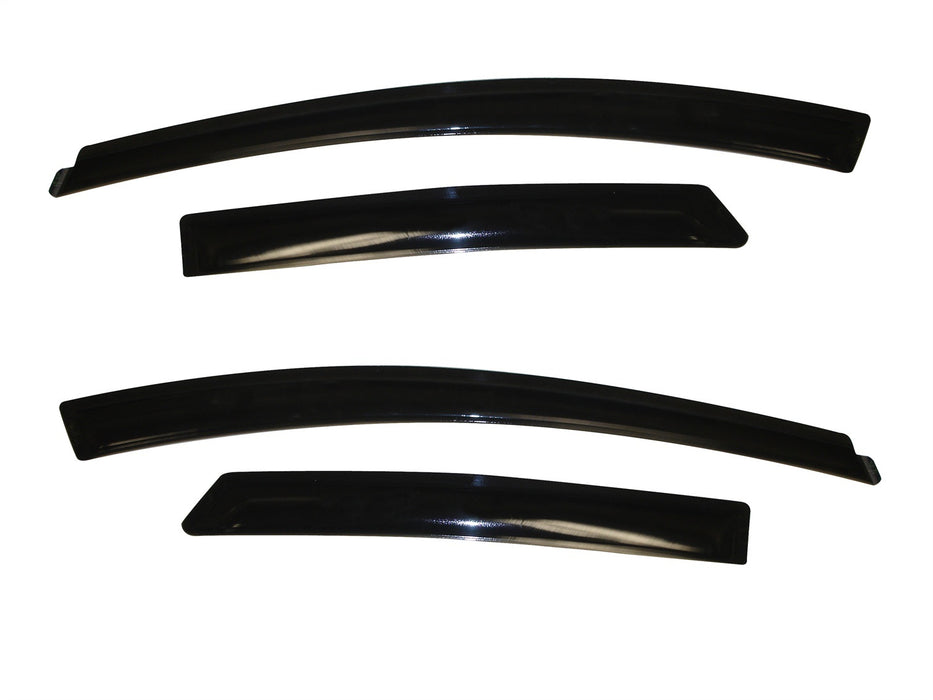 Auto Ventshade (AVS) 94373 Ventvisor® Deflector 4 pc.; Smoke; Outside Mount; - Truck Part Superstore