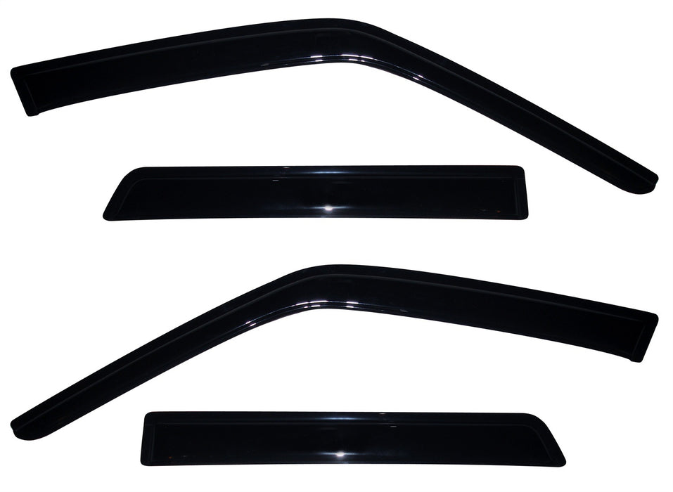 Auto Ventshade (AVS) 94378 Ventvisor® Deflector 4 pc.; Smoke; Outside Mount; - Truck Part Superstore
