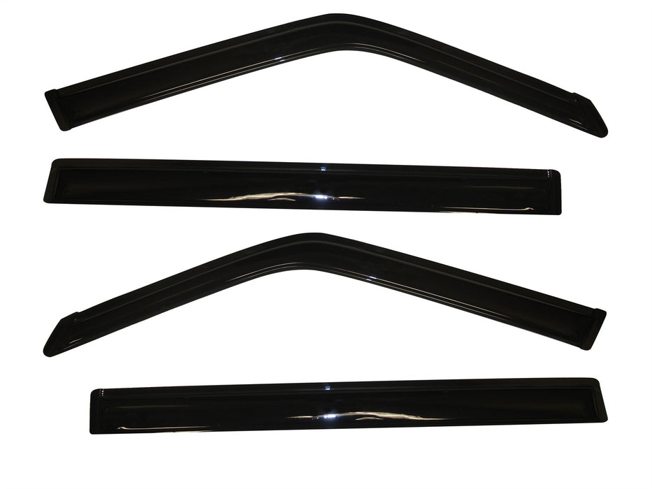 Auto Ventshade (AVS) 94437 Ventvisor® Deflector 4 pc.; Smoke; Outside Mount; - Truck Part Superstore