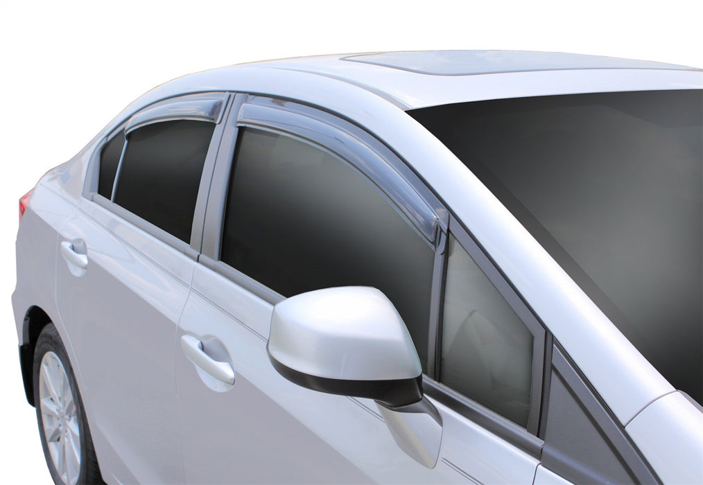 Auto Ventshade (AVS) 94462 Ventvisor® Deflector 4 pc.; Smoke; Outside Mount; - Truck Part Superstore
