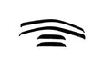 Auto Ventshade (AVS) 94503 Ventvisor® Deflector 4 pc.; Smoke; Outside Mount; - Truck Part Superstore