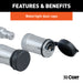 CURT 23556 CURT 23556 Lock Set for Adjustable Channel Mounts - Truck Part Superstore
