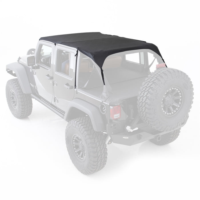 Smittybilt 94535 Extended Soft Top 07-09 Wrangler JK 4 DR Black Diamond Smittybilt - Truck Part Superstore
