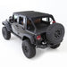 Smittybilt 94535 Extended Soft Top 07-09 Wrangler JK 4 DR Black Diamond Smittybilt - Truck Part Superstore