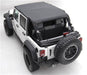 Smittybilt 94535 Extended Soft Top 07-09 Wrangler JK 4 DR Black Diamond Smittybilt - Truck Part Superstore