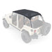 Smittybilt 94600 Mesh Extended Soft Top 10-18 Wrangler JK 4 DR Black Smittlybilt - Truck Part Superstore