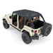 Smittybilt 94600 Mesh Extended Soft Top 10-18 Wrangler JK 4 DR Black Smittlybilt - Truck Part Superstore