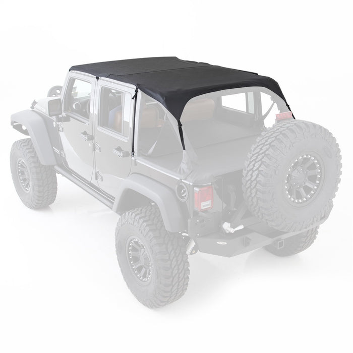 Smittybilt 94635 Extended Soft Top 10-18 Wrangler JK 4 DR Black Diamond Smittybilt - Truck Part Superstore
