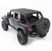 Smittybilt 94635 Extended Soft Top 10-18 Wrangler JK 4 DR Black Diamond Smittybilt - Truck Part Superstore