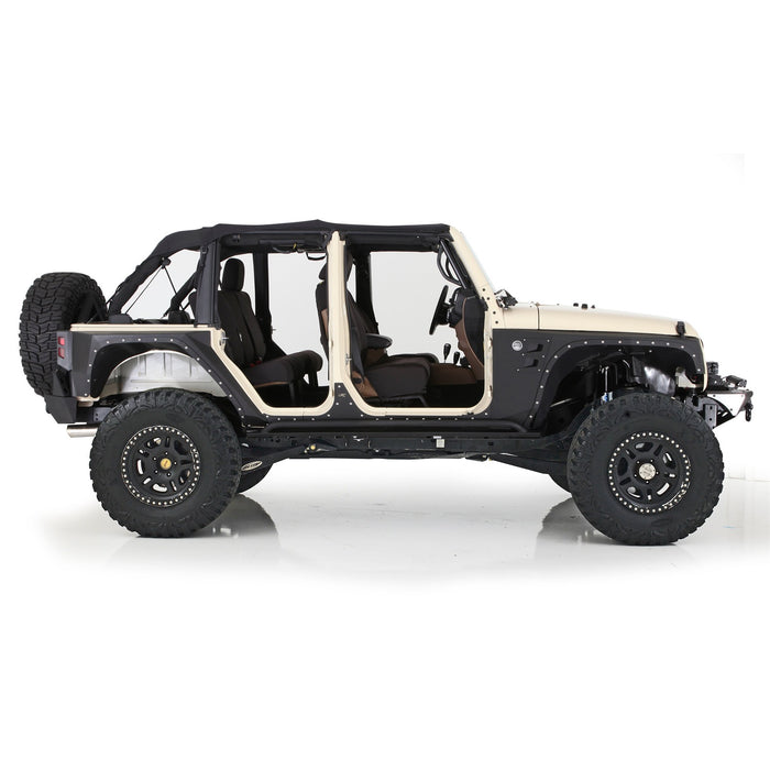 Smittybilt 94635 Extended Soft Top 10-18 Wrangler JK 4 DR Black Diamond Smittybilt - Truck Part Superstore