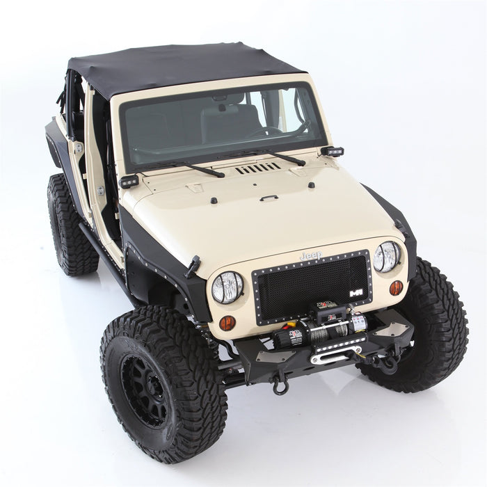 Smittybilt 94635 Extended Soft Top 10-18 Wrangler JK 4 DR Black Diamond Smittybilt - Truck Part Superstore