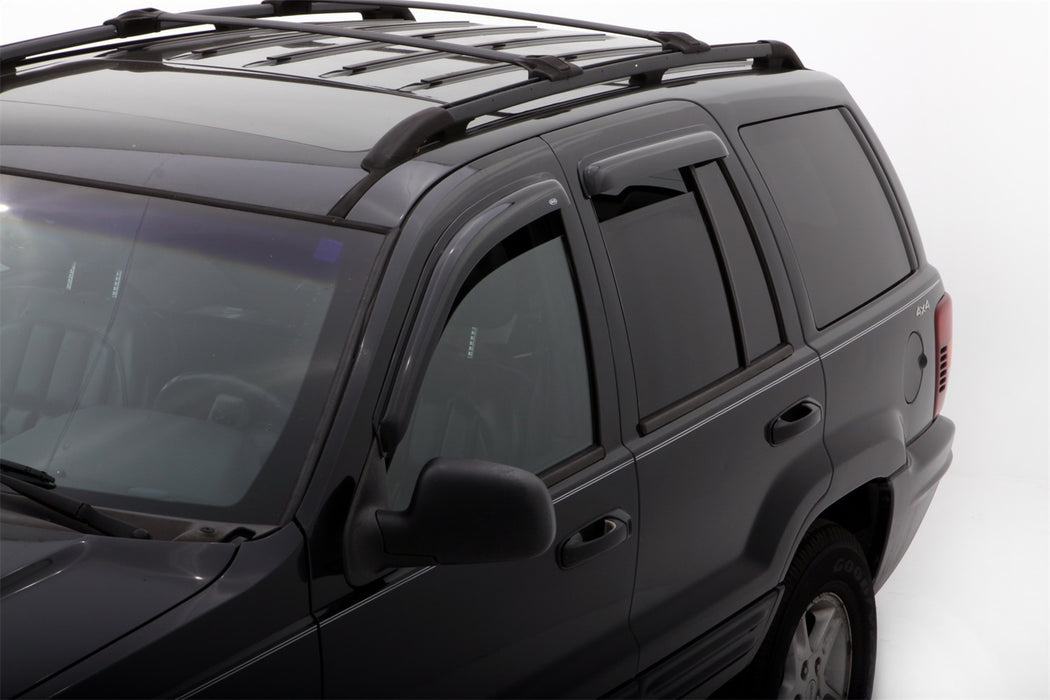 Auto Ventshade (AVS) 94650 Ventvisor® Deflector 4 pc.; Smoke; Outside Mount; - Truck Part Superstore