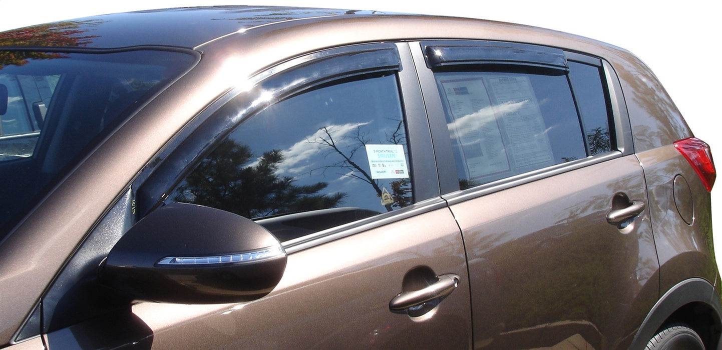Auto Ventshade (AVS) 94652 Ventvisor® Deflector 4 pc.; Smoke; Outside Mount; - Truck Part Superstore