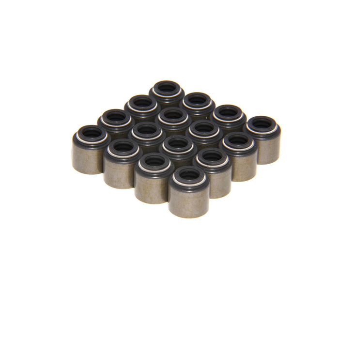 COMP Cams 511-16 Set of 16 Steel Viton Valve Seals for .500" Guide Size, 8mm Valve Stem - Truck Part Superstore