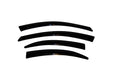 Auto Ventshade (AVS) 94747 Ventvisor® Deflector 4 pc.; Smoke; Outside Mount; - Truck Part Superstore