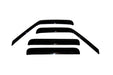 Auto Ventshade (AVS) 94755 Ventvisor® Deflector 4 pc.; Smoke; Outside Mount; - Truck Part Superstore