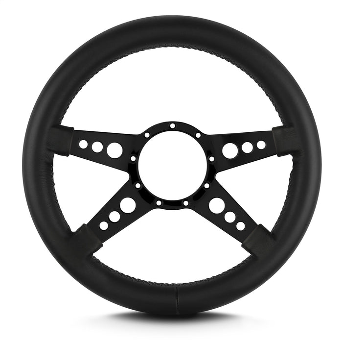 Lokar 94901 Lecarra Mark 9 GT Steering Wheel; Black; Black Spokes; 14 in. Thick Grip; - Truck Part Superstore