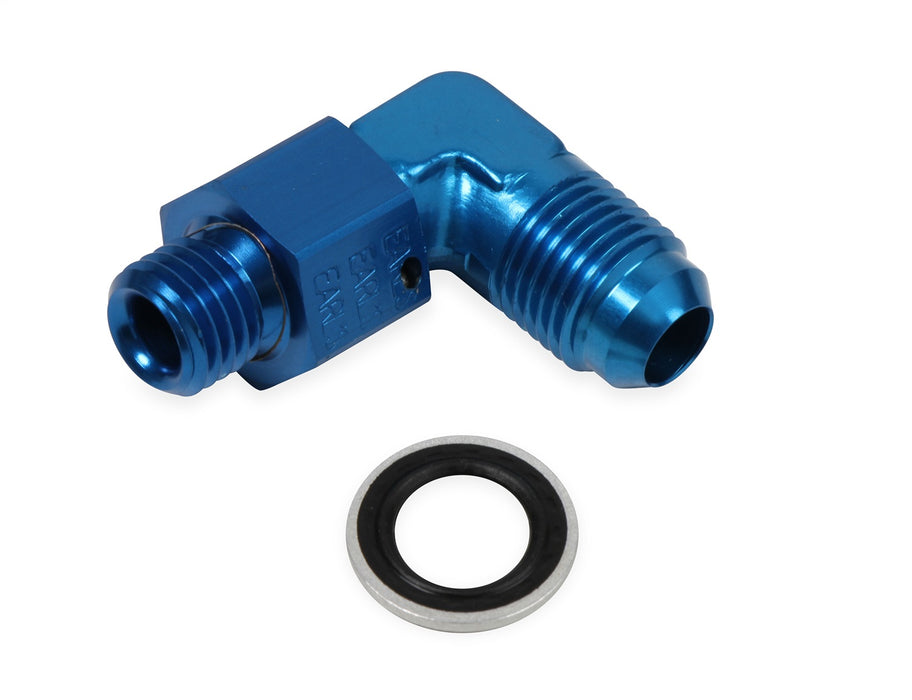 Earl's Performance 949092ERL 90 Deg. Aluminum AN to O-Ring Port Swivel Adapter - Truck Part Superstore