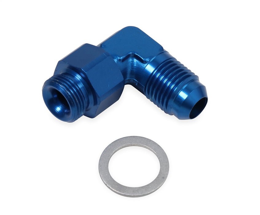 Earl's Performance 949094ERL 90 Deg. Aluminum AN to O-Ring Port Swivel Adapter - Truck Part Superstore