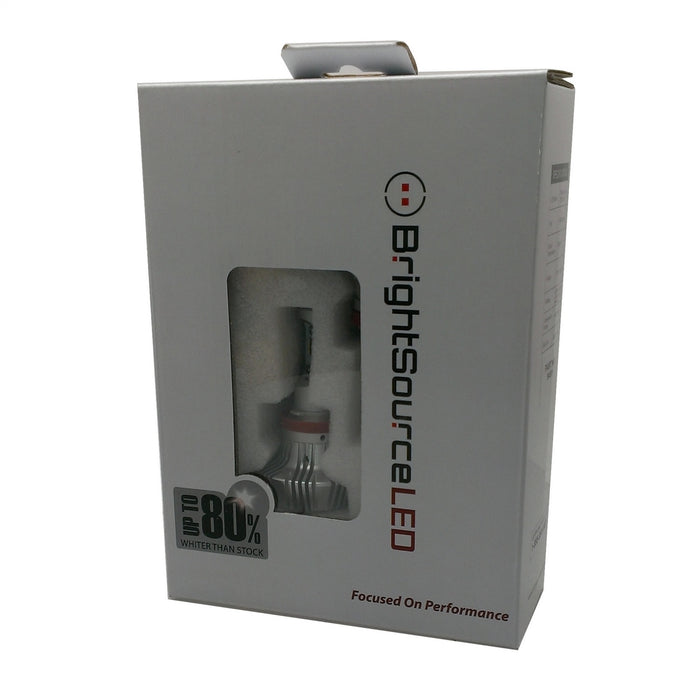 BrightSource 94912 LED Bulb; Twin Pack; 9012; Aluminum Heat Sink LED; 6500K; 2 Year Warranty; - Truck Part Superstore