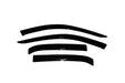 Auto Ventshade (AVS) 94943 Ventvisor® Deflector 4 pc.; Smoke; Outside Mount; - Truck Part Superstore