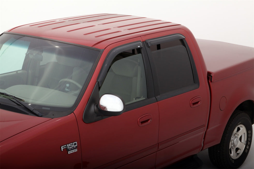 Auto Ventshade (AVS) 94949 Ventvisor® Deflector 4 pc.; Smoke; Outside Mount; - Truck Part Superstore