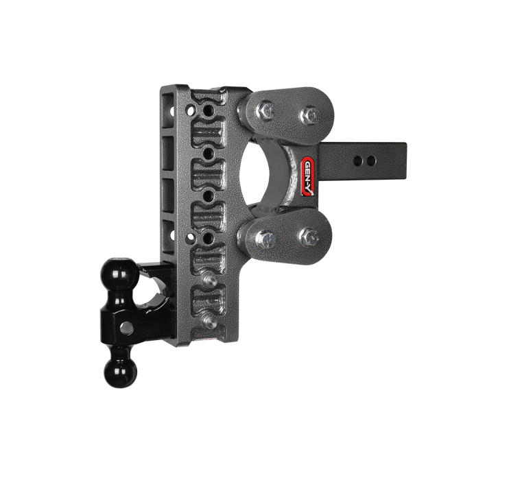 GEN-Y Hitch GH-1126 The BOSS TORSION-FLEX 2.5" Shank 10" Drop 1.7K TW 16K Hitch Dual-Ball PintleLock - Truck Part Superstore