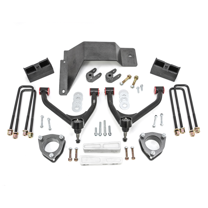 Rugged Off Road 95-34855 Rugged Offroad 2007-13 Chevrolet Silverado/GMC Sierra 1500 4WD 4.0'' Lift Kits - Truck Part Superstore