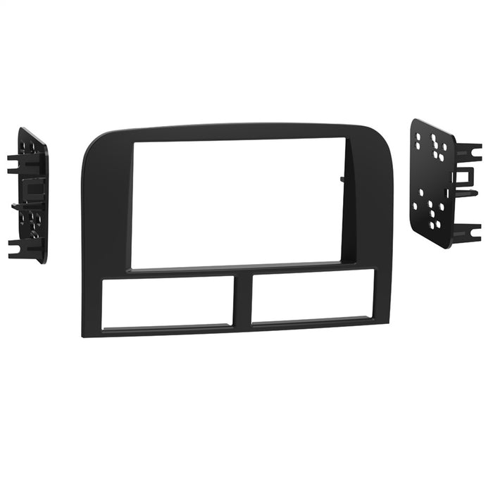 Metra Electronics 95-6546B Radio Installation Kit; ISO DDIN Radio Provision; Matte Black; - Truck Part Superstore