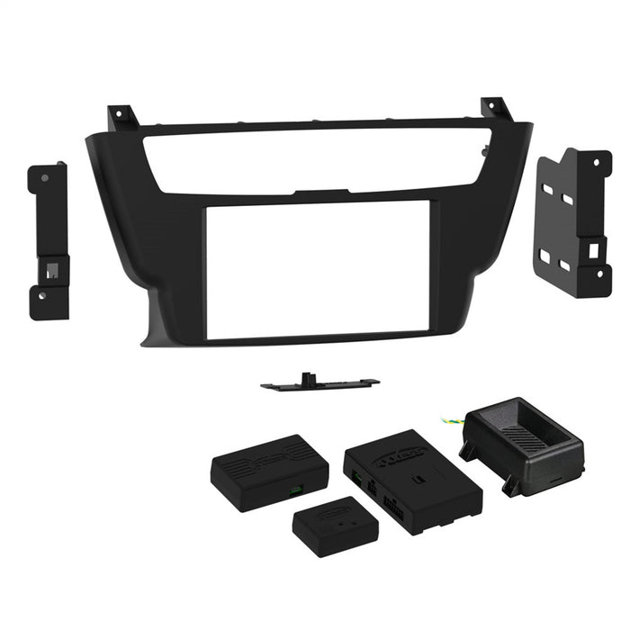 Metra Electronics 95-9318B Radio Installation Kit; Double-DIN; Specific Mounting; w/NBT iDrive; w/MOST Amp; - Truck Part Superstore