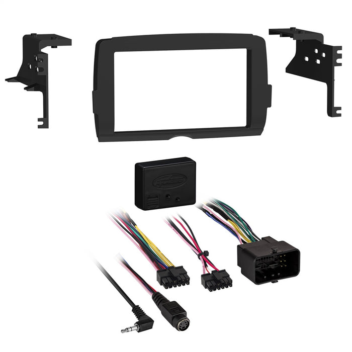 Metra Electronics 95-9700 Radio Installation Kit; Double-DIN; Specific Mounting; Incl. Axxess Interface; - Truck Part Superstore