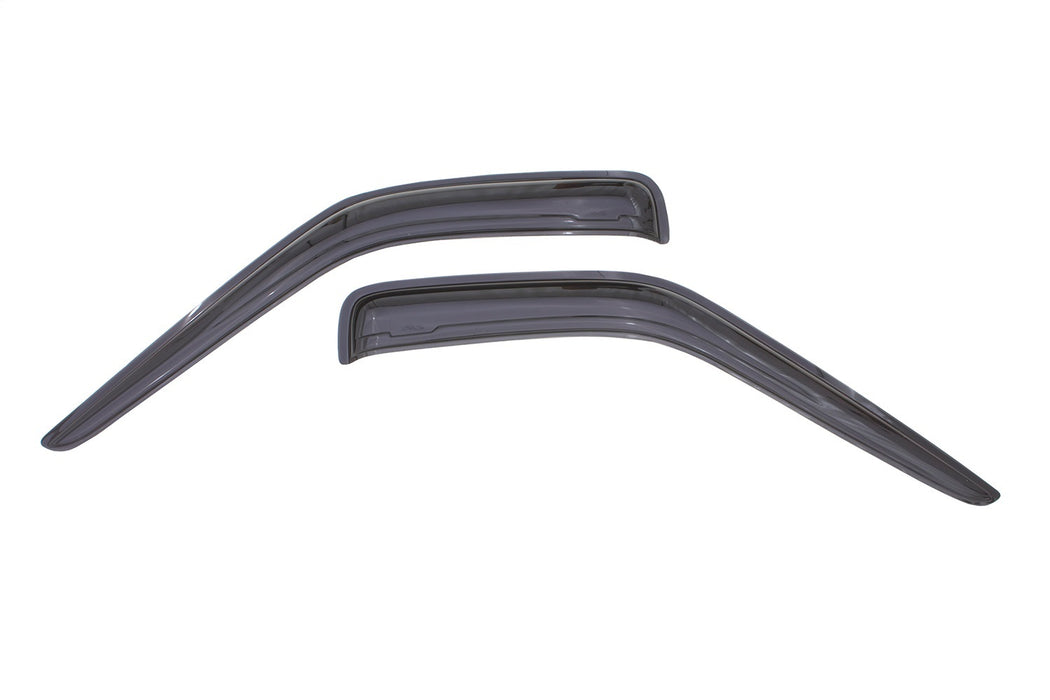 Auto Ventshade (AVS) 95008 Aerovisor® Off Road Front Wind Deflector; 2 pc.; Front; Smoke; Outside Mount; - Truck Part Superstore
