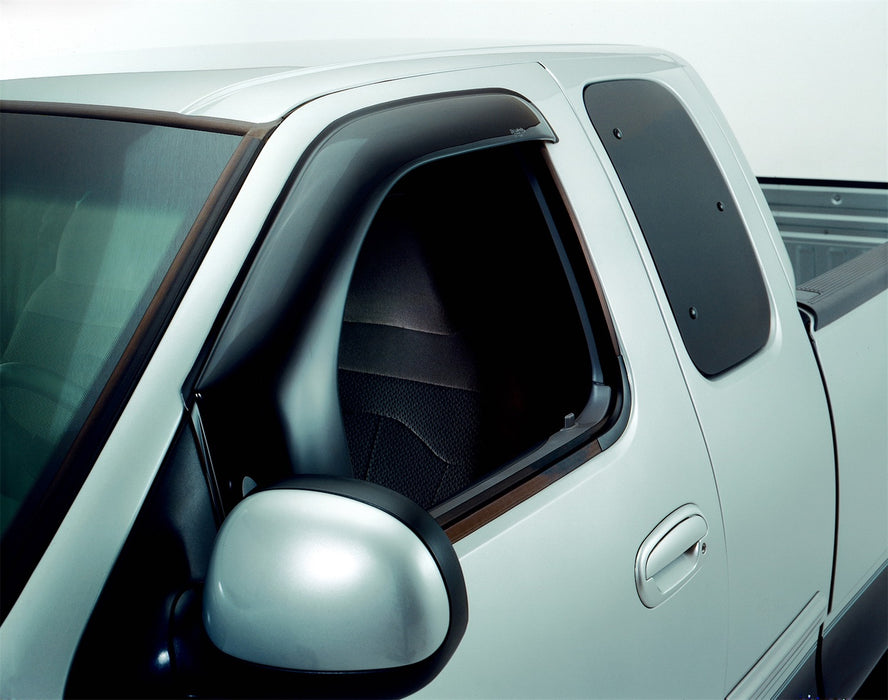 Auto Ventshade (AVS) 95008 Aerovisor® Off Road Front Wind Deflector; 2 pc.; Front; Smoke; Outside Mount; - Truck Part Superstore