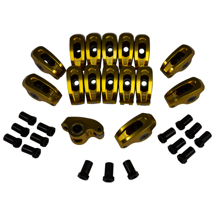COMP Cams 19017-16 Ultra-Gold ARC Narrow Rockers w/ 1.5 Ratio for '88+ Chevrolet SBC w/ 3/8" Stud - Truck Part Superstore