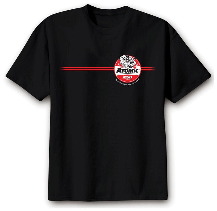 MSD 95115 T-Shirt; MSD Atomic; Black; Power Tour; Medium; - Truck Part Superstore