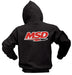 MSD 95129 Pullover Hoodie; MSD Logo Center; 100% Cotton; Black; Large; - Truck Part Superstore