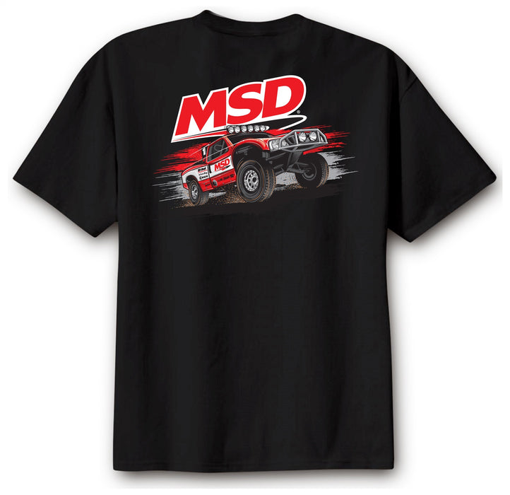 MSD 95143 T-Shirt; MSD Off Road; Black; XX-Large; - Truck Part Superstore