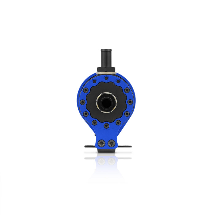 Mishimoto MMBCC-UNI-BL Mishimoto Baffled Oil Catch Can, Blue - Truck Part Superstore