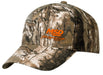 MSD 9529 Camo Baseball Cap; MSD Orange Race Logo Left; Brown Camo; Adjustable; - Truck Part Superstore